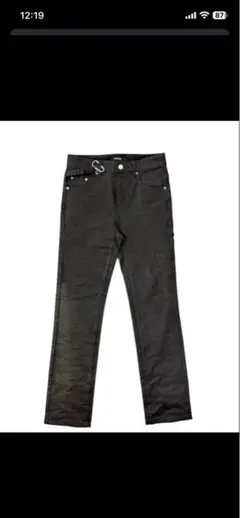 パンツ goar.archive Strapped straight oil GOAR】STRAPPED OIL FLARE PANTS | AURUM