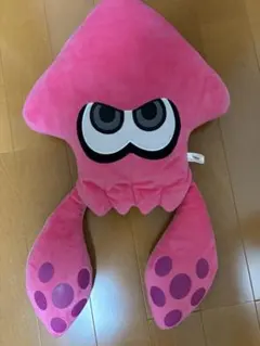 一番くじスプラトゥーン イカ クッション ピンク ぬいぐるみ