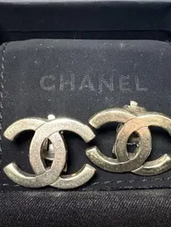 CHANEL cc シルバー ロゴ イヤリング