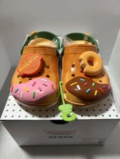 新品未使用 Crocs×Krispy Kreme 限定コラボ クロックス22cm