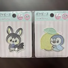 新品未使用ポケモンワッペン２点セット