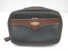 dunhill クラッチバッグ セカンドバッグ　ブラック/ブラウン