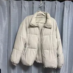 ベージュ系 ダウンジャケット