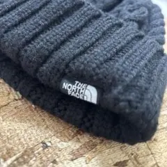 ノースフェイス　ニット帽　ブラック