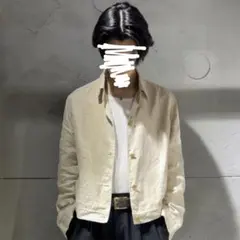 DKNY リネン シャツジャケット 短丈 ボックスシルエットのサムネイル