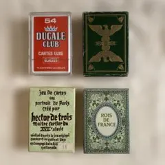 フランス戦トランプ　4組セット（カードはすべて未開封）　グリモー社他