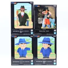 ドラゴンボール フィギュア ４体セット 悟空 クリリン 亀仙人 ヤムチャ スーツ