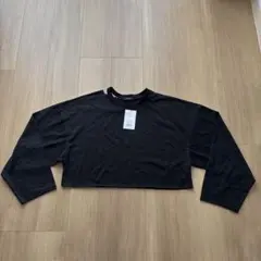 EMODA ブラック クロップドTシャツのサムネイル