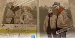 東京リベンジャーズ聖夜決戦編 一番くじ A4クリアファイル2枚セット＆ステッカー