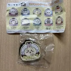 ちいかわ　くら寿司　マグネットシート　2個セット　うさぎ　あのこ