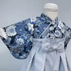 ベビー袴　男の子　お食い初め　初節句　こどもの日　100日祝　和装 7080