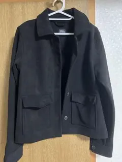 ZARA 黒 カジュアルジャケット M