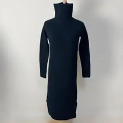 STUNNING LURE アゼタートルニットワンピース ブラック Sサイズ