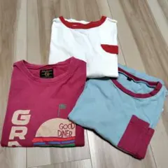 マーキーズ　Tシャツセット　半袖2枚と長袖1枚　120 130