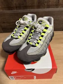 Nike Vapor Max 95 グレー/イエロー26cm ナイキ