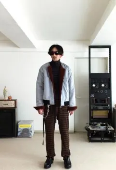 SUNSEA 23AW melton blousonノーカラージャケット　タグ付 2025年最新】SUNSEA メンズ ノーカラージャケットの人気アイテム