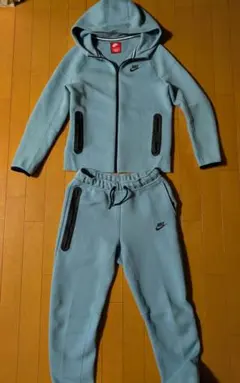 旧テック廃盤】NIKE ナイキテックフリース 上下セットアップXS ブルー
