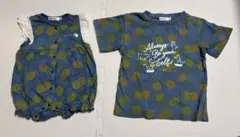 SLAPSLIP 80 110 お揃い リンクコーデ 兄妹 Tシャツ ロンパースのサムネイル