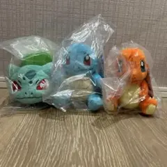 ポケモン　一番くじ　ポケットモンスター　C賞 カントー地方 ぬいぐるみ　全3種