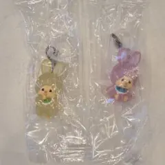 モンチッチ めじるしアクセサリー2 チムたん イエローピンク ガチャ 2個セット