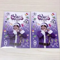 サンフレッチェ広島レジーナ 8 小川愛選手 クリスマスポストカード 2枚セット