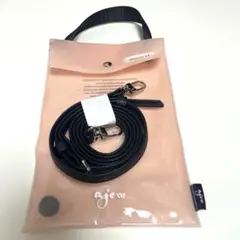 新品未使用　ajewエジューストラップ紐　ブラックショルダーストラップ