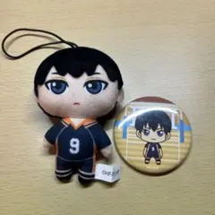 ハイキュー!! 影山 飛雄　ぬいぐるみ・缶バッチ