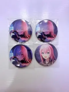 プロセカ 巡音ルカ 缶バッジ グリ缶