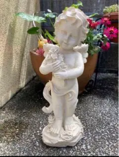 天使の置物 天使像 （高さ：約26cm） 横座り姿勢 - メルカリ