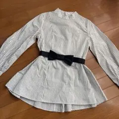 OPAQUE.CLIP オペークドットクリップ 白 黒 ストライプ 美品