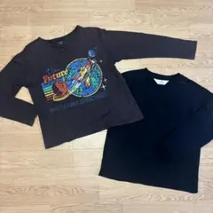 長袖カットソー（MARKEY'S／H&M）2枚セット