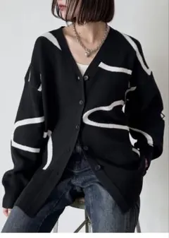 新品未使用タグ付PAGEBOY ワンマイルスボンジVカー ディガン