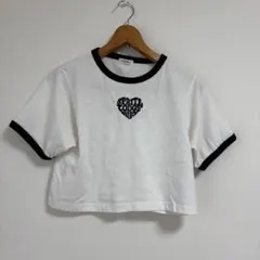 INGNI 半袖 Tシャツ ハートロゴ ホワイト M