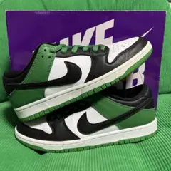 新品未使用ナイキ SB ダンク ロー プロ ブラック アンド クラシックグリーン