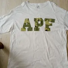 人気カモ♪ホワイトTシャツXL APF ユニセックス♪エイプ好きにも♪