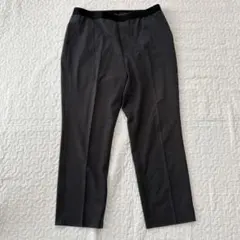 ユニクロ イージーアンクルパンツ グレー XL スラックス きれいめ ストレッチ