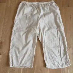 RINEN コットン クロップドパンツ アイボリー