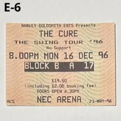 E-6. the cure 搖滾防水貼紙