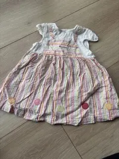 Familiar ストライプ ワンピース　ファミリア