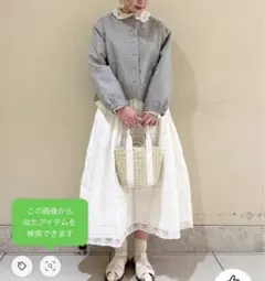 お値下げ！ツハルバイサマンサモスモス　花柄ジャガードジャケットのサムネイル