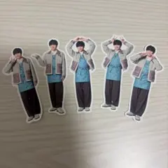 長尾謙杜　なにわ男子　フレークシール　ファミクラアンバサダー