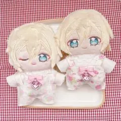 いつぬいサイズ☆オレンジ×イチゴ柄♡4点set☆あんスタぬい服 - メルカリ