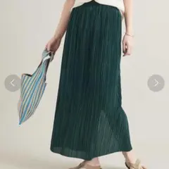 B&Y UNITED ARROWS プリーツバックスリット スカート S