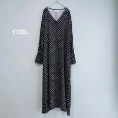 【最終値下げ】 COEL コエル フラワープリントコットンワンピース 小花柄