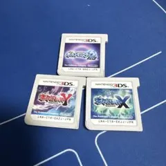 ポケットモンスター X Y ムーン　3本セット