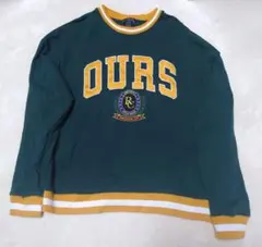 RODEO CROWNSグリーン✕イエローロゴトレーナー