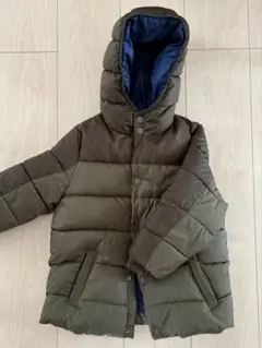 ZARA オリーブグリーン ダウンコート