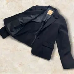 N. Natural Beauty Basic テーラードジャケット 黒オフィス