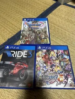 PS4 ゲームカセット 3本セット