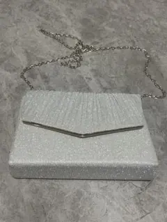 SHEIN グリッターフラップチェーンイブニングバッグ